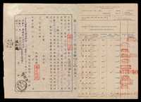 L 1921-1935年陕西省邮政单据三件